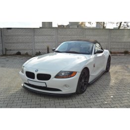 Накладка сплиттер на передний бампер на BMW Z4 E85